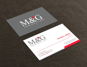 Visitenkarten-Design von Tripti Ranjan Gain für M&G Immigration | Design: #17907184