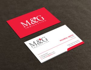 Visitenkarten-Design von Tripti Ranjan Gain für M&G Immigration | Design: #17907185