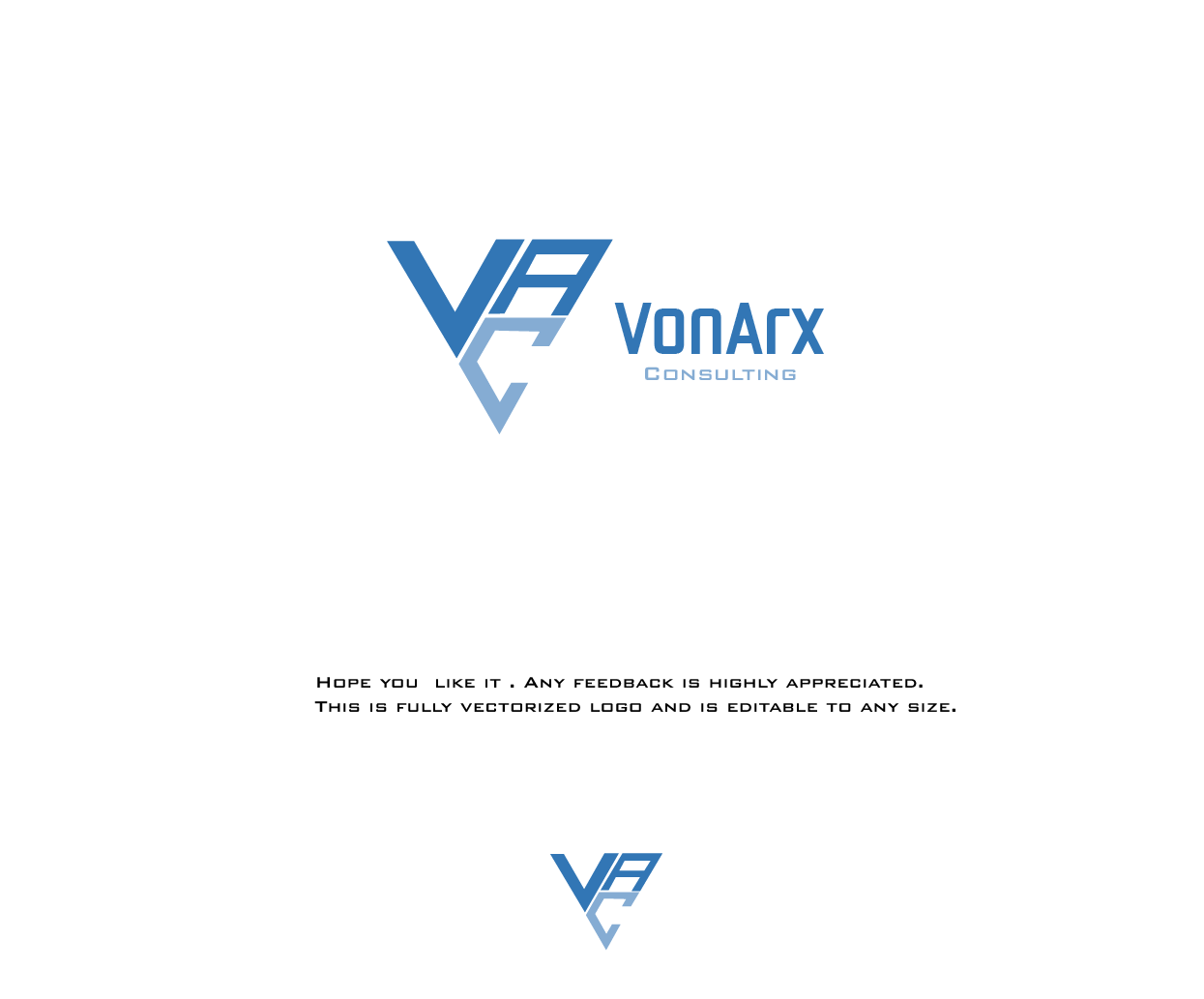 Logo Design by Avant Garde2 for von Arx Consulting | Design #17893563