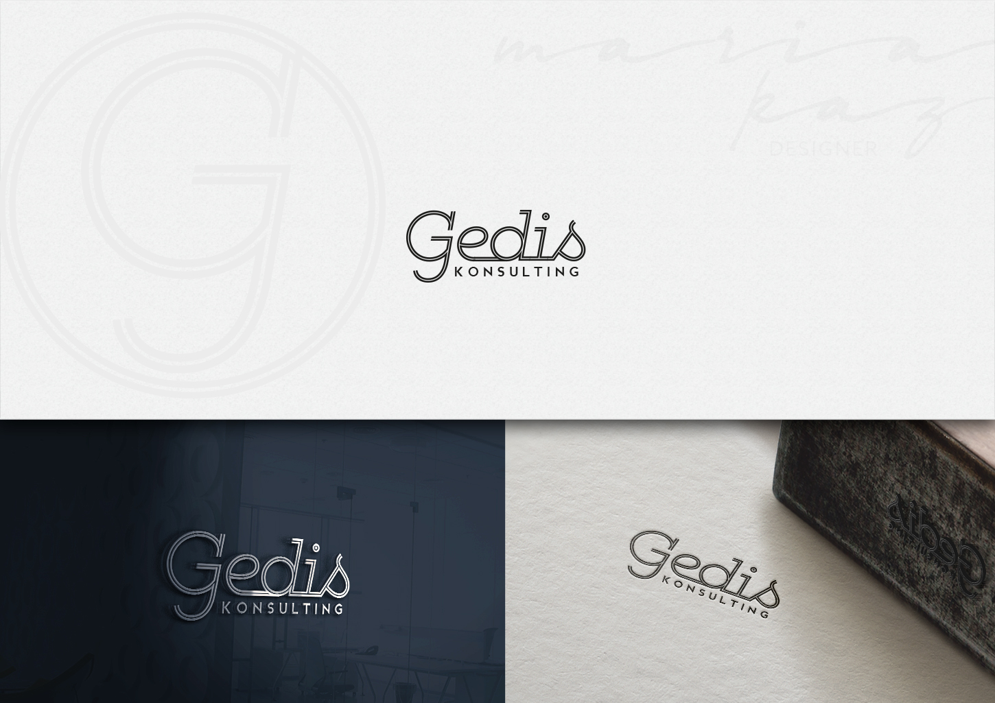 Logo Design by maria-kaz for Gedis Konsulting | Design #17982622