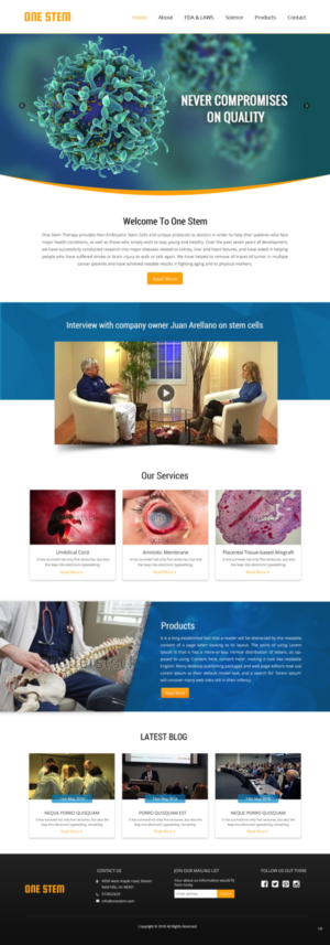 Web Design by pb for this project | Design: #17931107