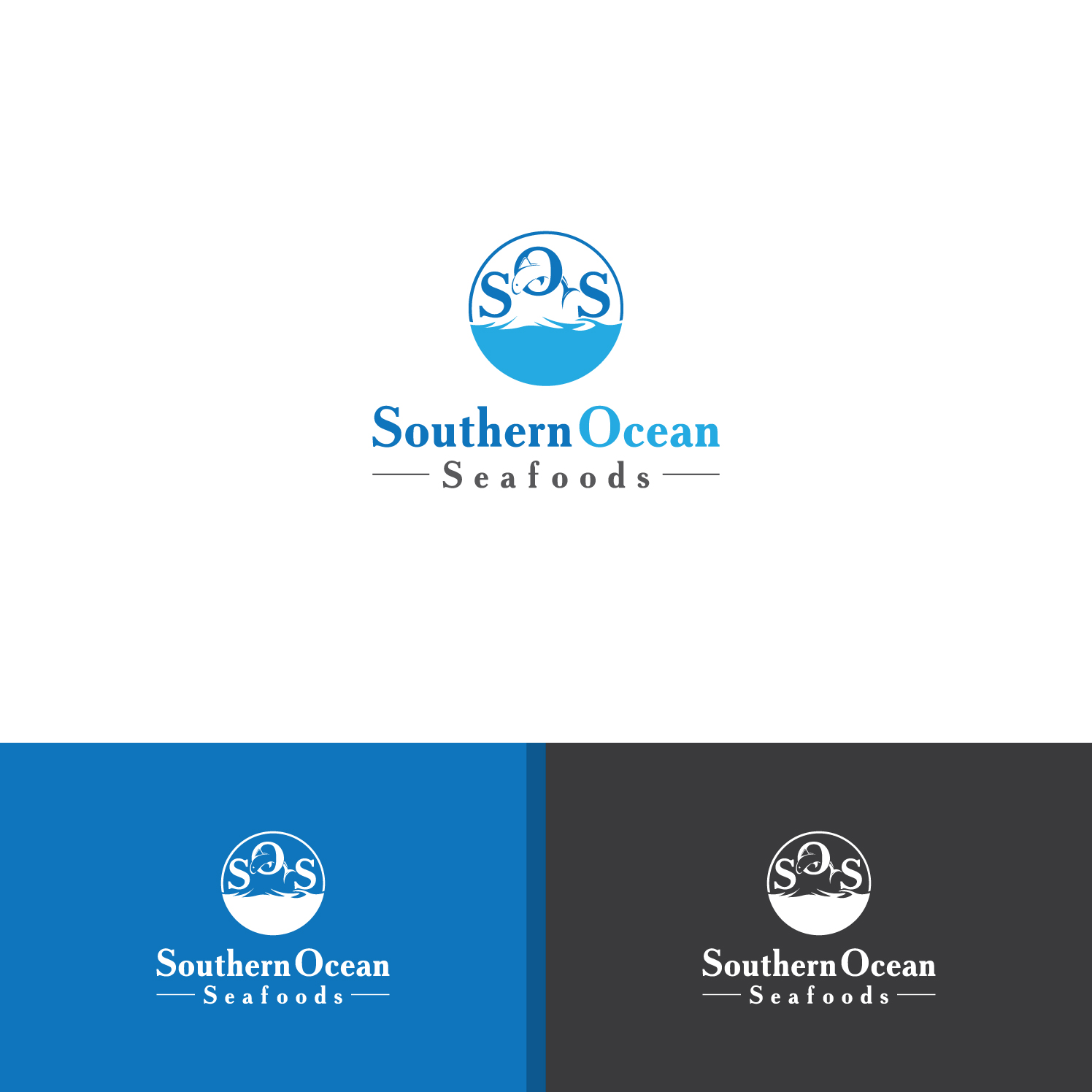 Logo Design by Deziners Zone for Southern Ocean Seafoods  | Design #17906202