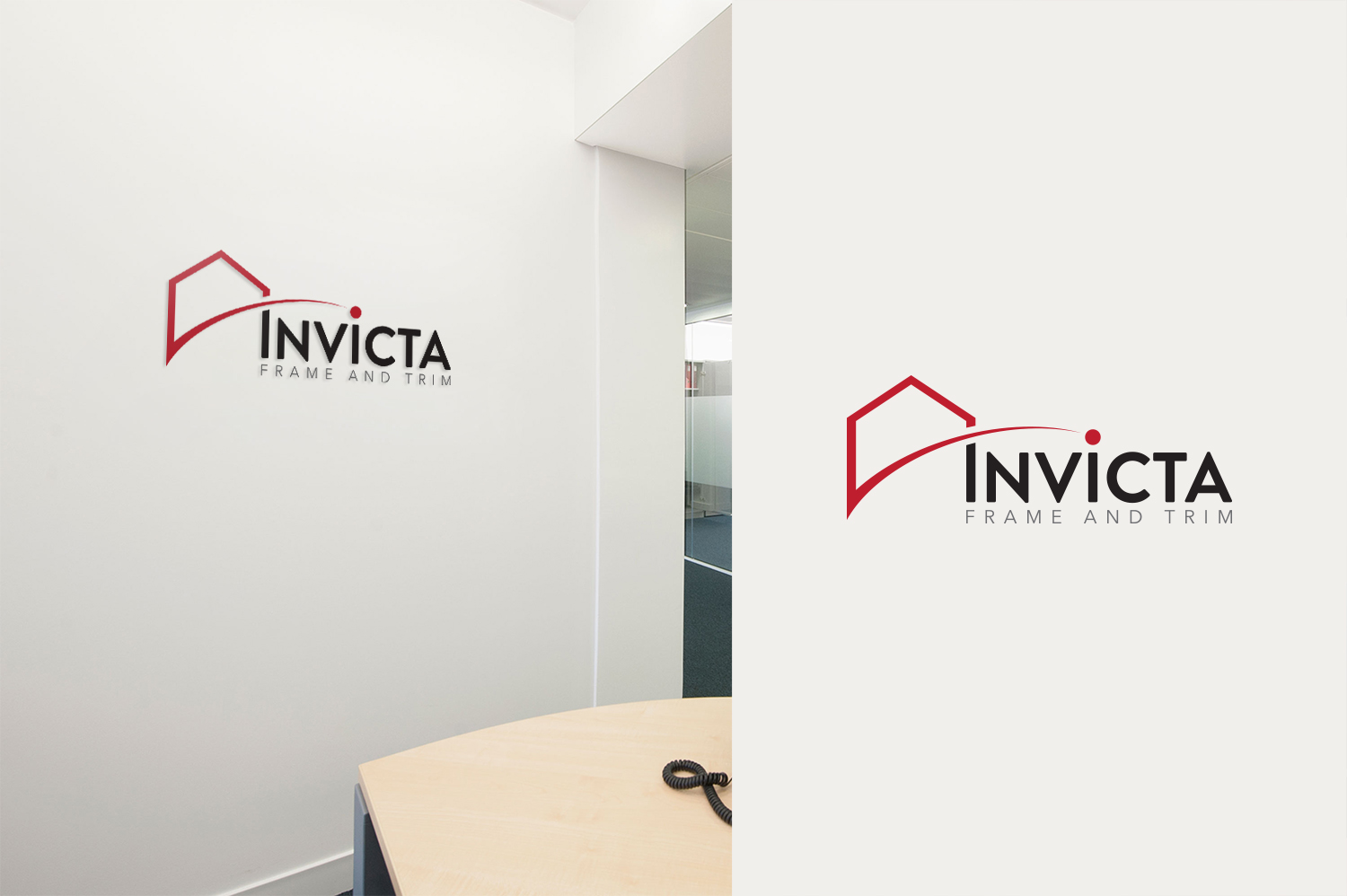 Diseño de Logo por Grafactory para Invicta Frame and Trim | Diseño #18034321