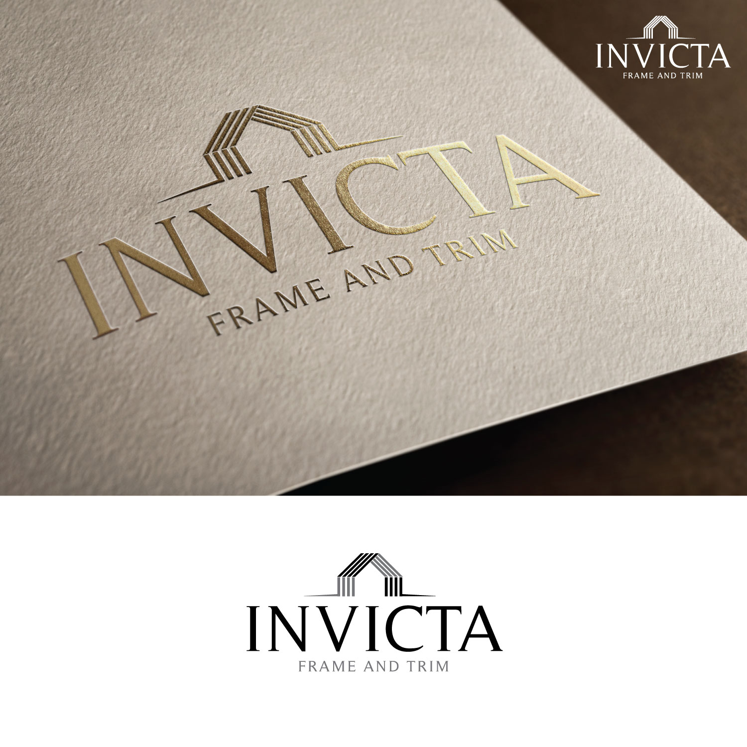 Diseño de Logo por concepts para Invicta Frame and Trim | Diseño #18013151
