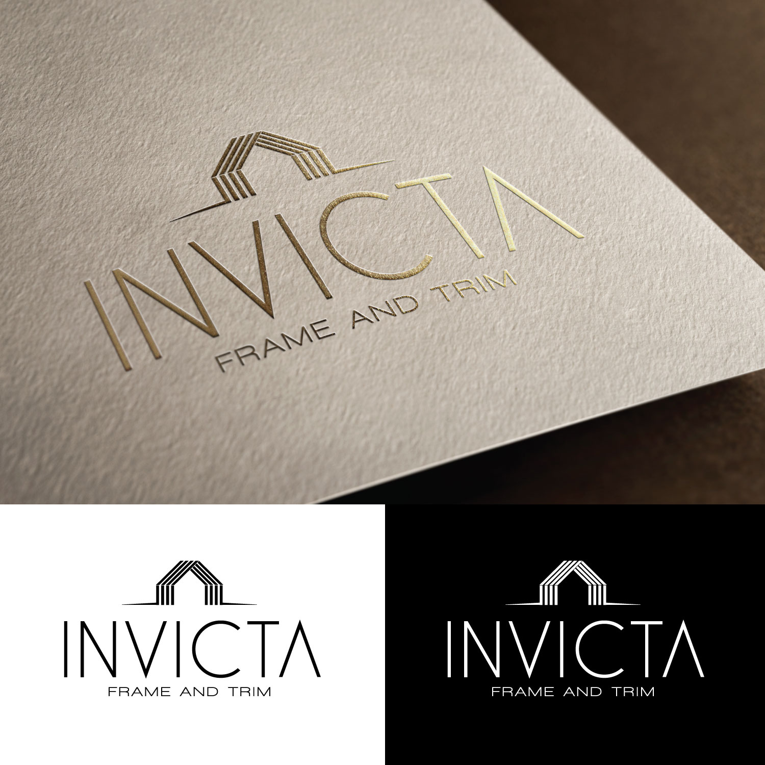 Logo Design by concepts for Invicta Frame and Trim | Design #18036272