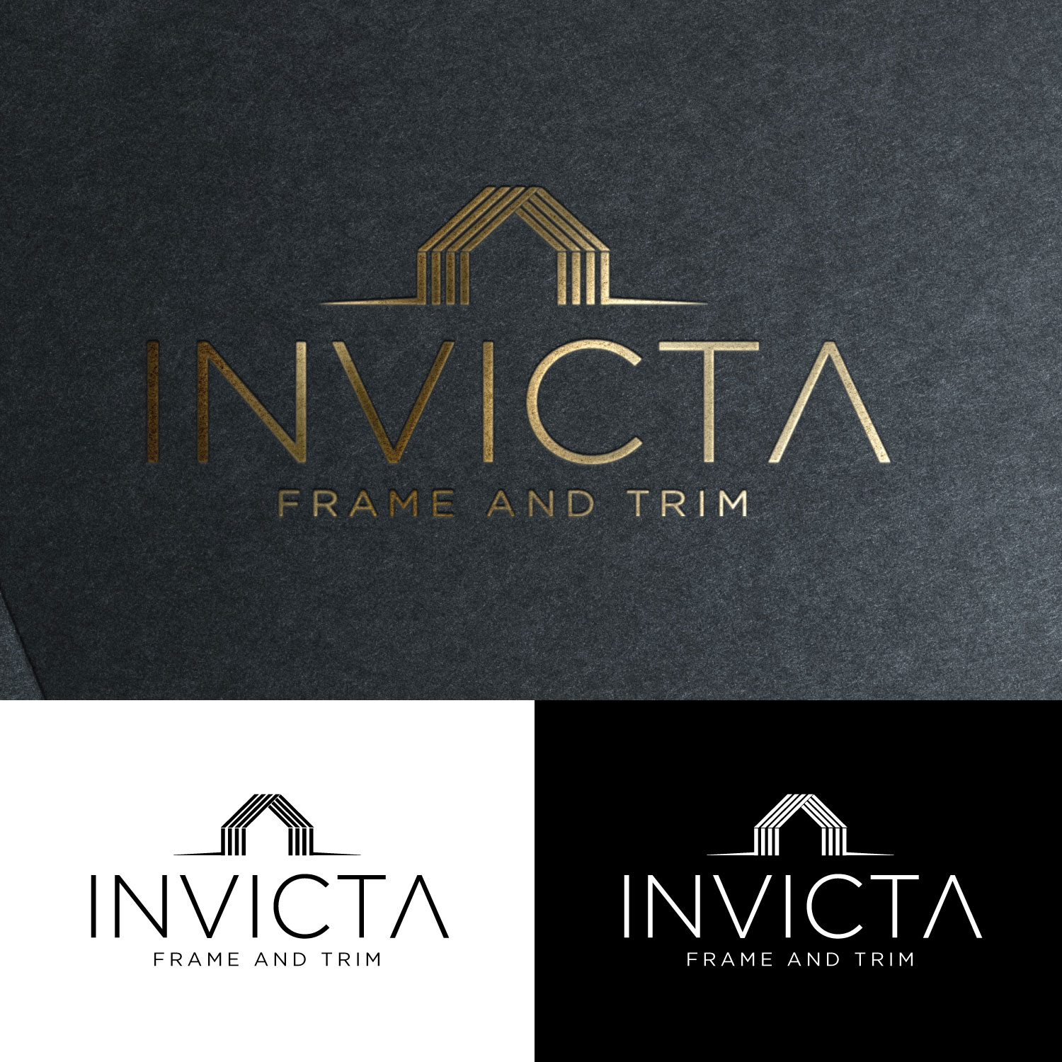 Logo Design by concepts for Invicta Frame and Trim | Design #18036273