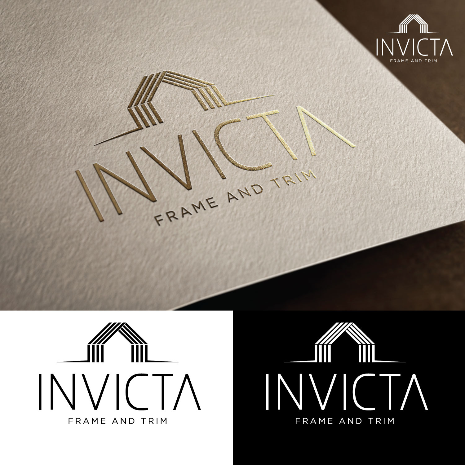 Diseño de Logo por concepts para Invicta Frame and Trim | Diseño #18036292