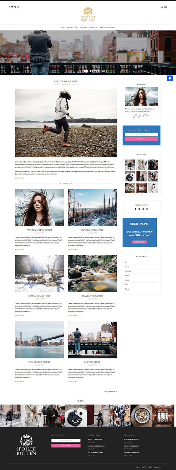 Diseño Web por Spydaman para Spoiled rotten | Diseño #17996677