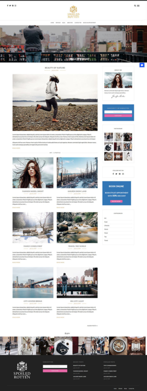 Diseño Web por Spydaman para Spoiled rotten | Diseño: #17996677
