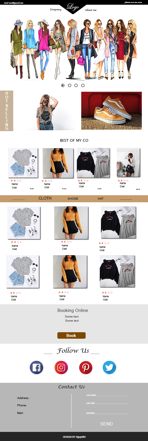 Diseño Web por THINGUYET para Spoiled rotten | Diseño #17947256