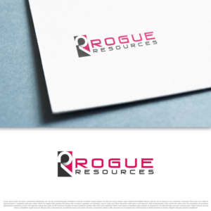 Rogue Resources with some sort of symbol next to it.   | Logo Design by DesignDUO