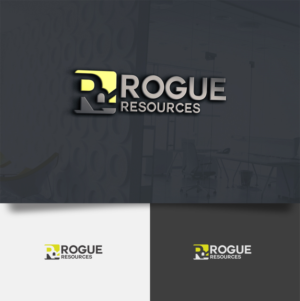 Rogue Resources with some sort of symbol next to it.   | Logo Design by rafaeldsgn
