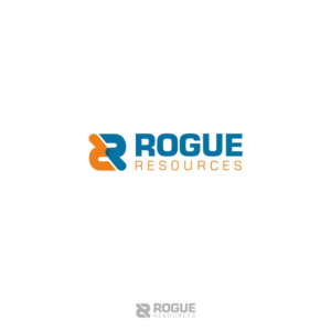 Rogue Resources with some sort of symbol next to it.   | Logo Design by Basksh Designs