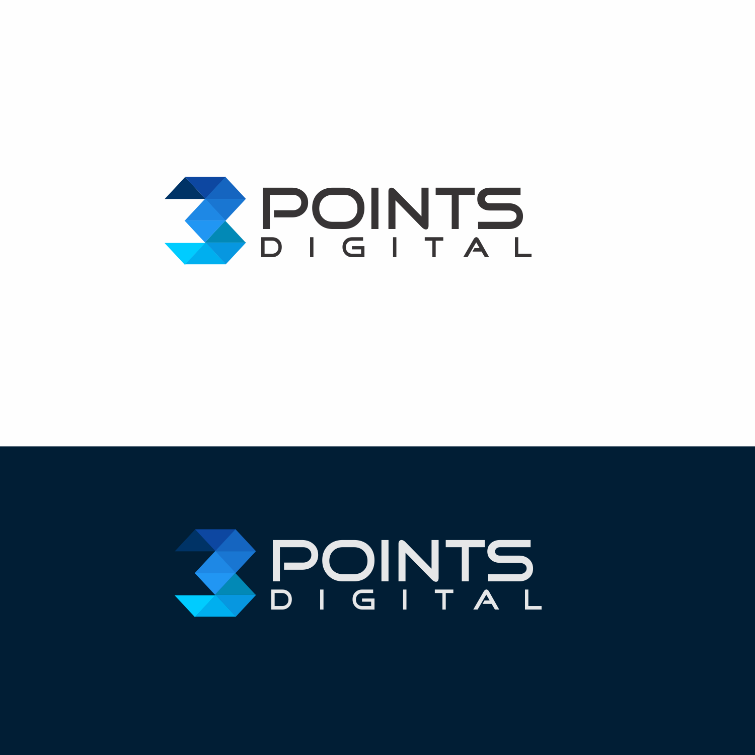 Logo Design by green20 for 3 Points Digital  | Design #17984864