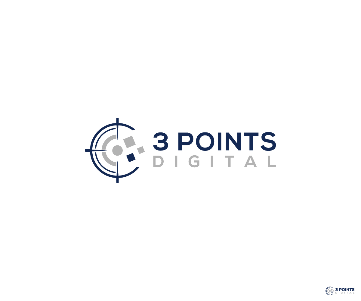 Logo Design by Black fox 99 for 3 Points Digital  | Design: #17941944