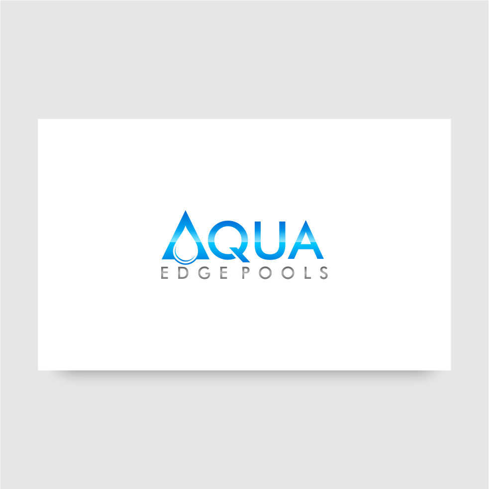 Diseño de Logo por WeiArts para Aqua Edge Pools | Diseño #17980588