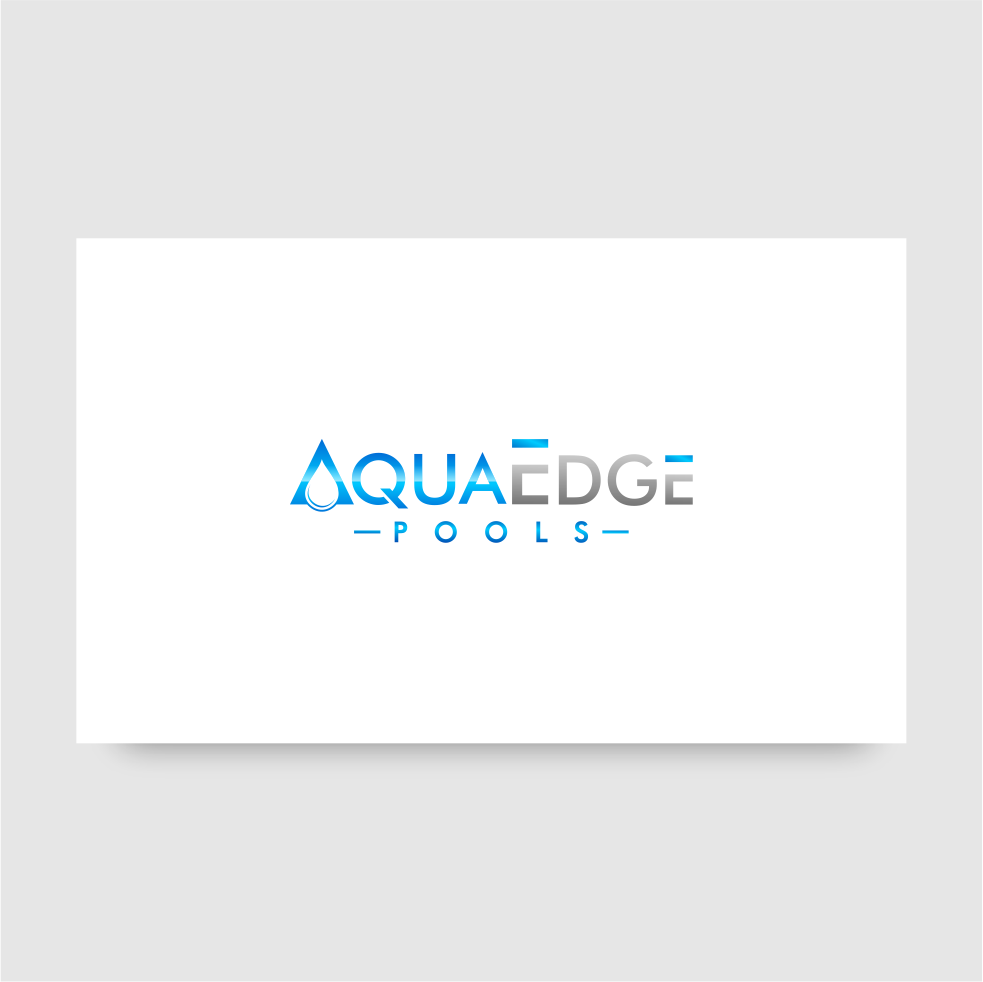 Logo Design by SteffySummer for Aqua Edge Pools | Design #17980730