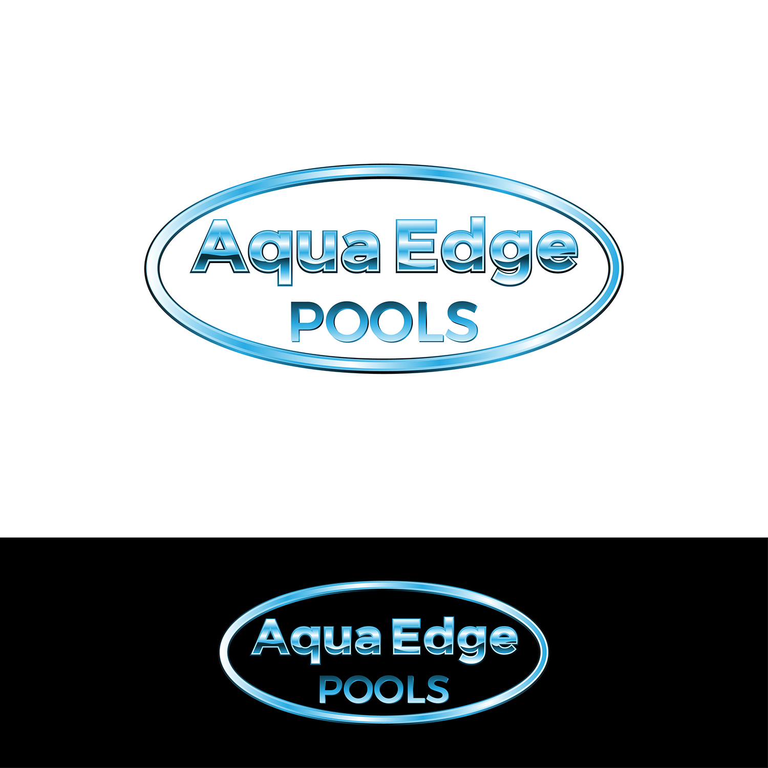 Logo-Design von LaVitaBella67 für Aqua Edge Pools | Design #17928395