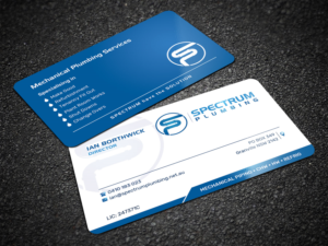 Spectrum Plumbing | Diseño de Tarjeta de Presentación por Sandaruwan