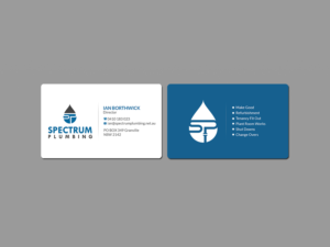 Visitenkarten-Design von Creations Box 2015 für Spectrum Plumbing | Design: #17947902