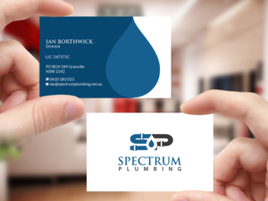 Diseño de Tarjeta de Presentación por Creations Box 2015 para Spectrum Plumbing | Diseño: #17952057