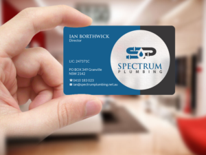 Business Card Design by Creations Box 2015 for Spectrum Plumbing | Design: #17952067
