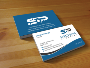 Diseño de Tarjeta de Presentación por Creations Box 2015 para Spectrum Plumbing | Diseño: #17962695
