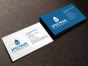 Diseño de Tarjeta de Presentación por Creations Box 2015 para Spectrum Plumbing | Diseño: #17962696