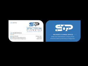 Business Card Design by Creations Box 2015 for Spectrum Plumbing | Design: #17977527