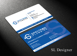Visitenkarten-Design von SL Designer für Spectrum Plumbing | Design: #17909006