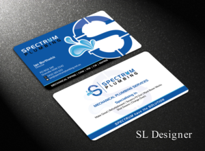 Visitenkarten-Design von SL Designer für Spectrum Plumbing | Design: #17909008