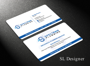 Visitenkarten-Design von SL Designer für Spectrum Plumbing | Design: #17909009