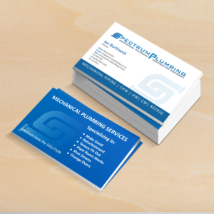 Spectrum Plumbing | Business Card Design by Creative Jiniya