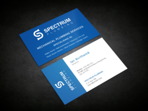 Diseño de Tarjeta de Presentación por Graphic Flame para Spectrum Plumbing | Diseño: #17905008