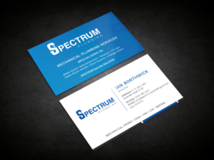 Diseño de Tarjeta de Presentación por Graphic Flame para Spectrum Plumbing | Diseño: #17905028