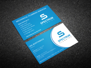 Diseño de Tarjeta de Presentación por Graphic Flame para Spectrum Plumbing | Diseño: #17905048