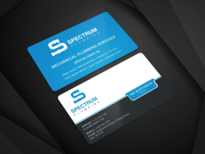 Business Card Design by Graphic Flame for Spectrum Plumbing | Design: #17914526