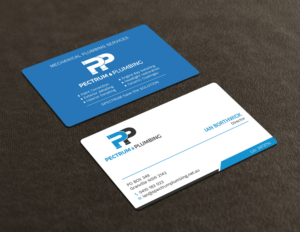 Visitenkarten-Design von Tripti Ranjan Gain für Spectrum Plumbing | Design: #18038305