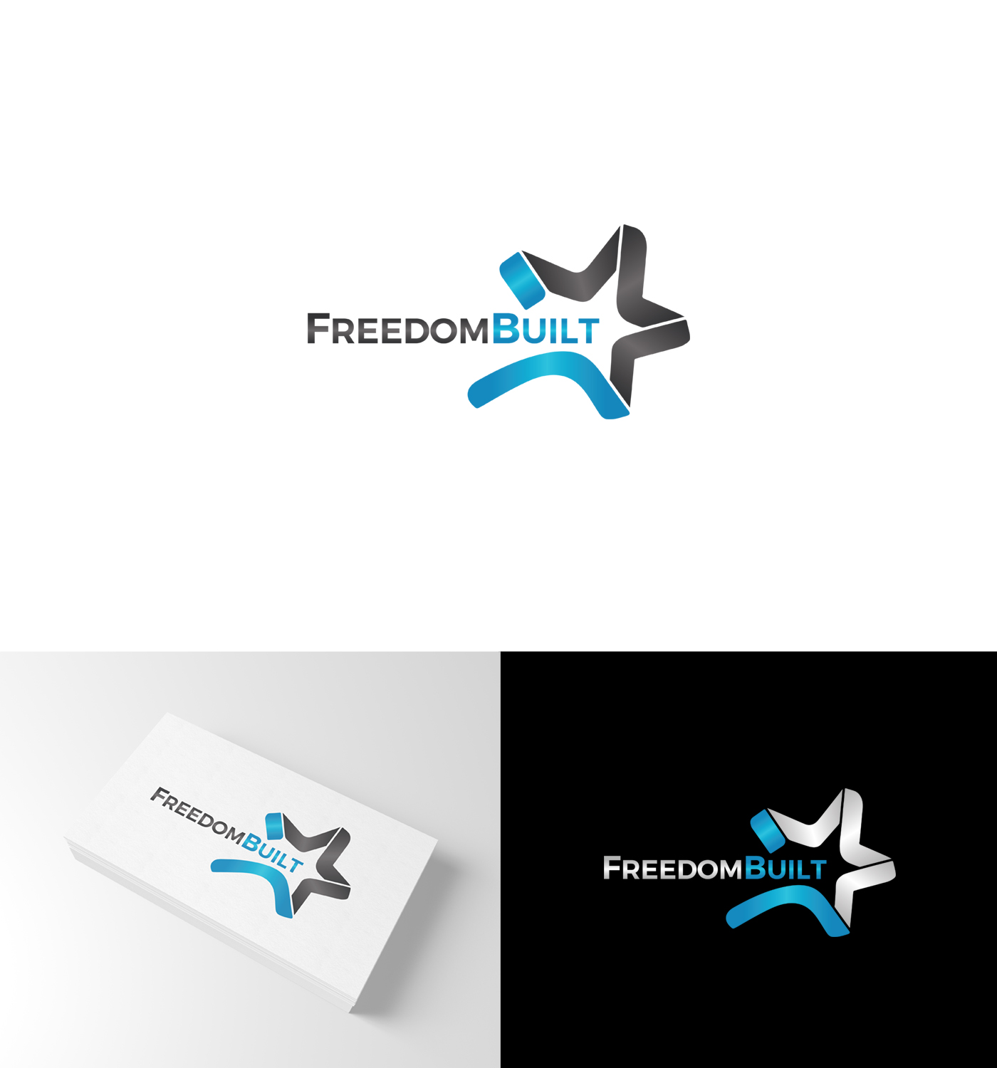 Logo Design by Paul Designs for Freedom Built | Design: #17961732
