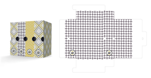 Graphic design for an existing cardboard Archive box