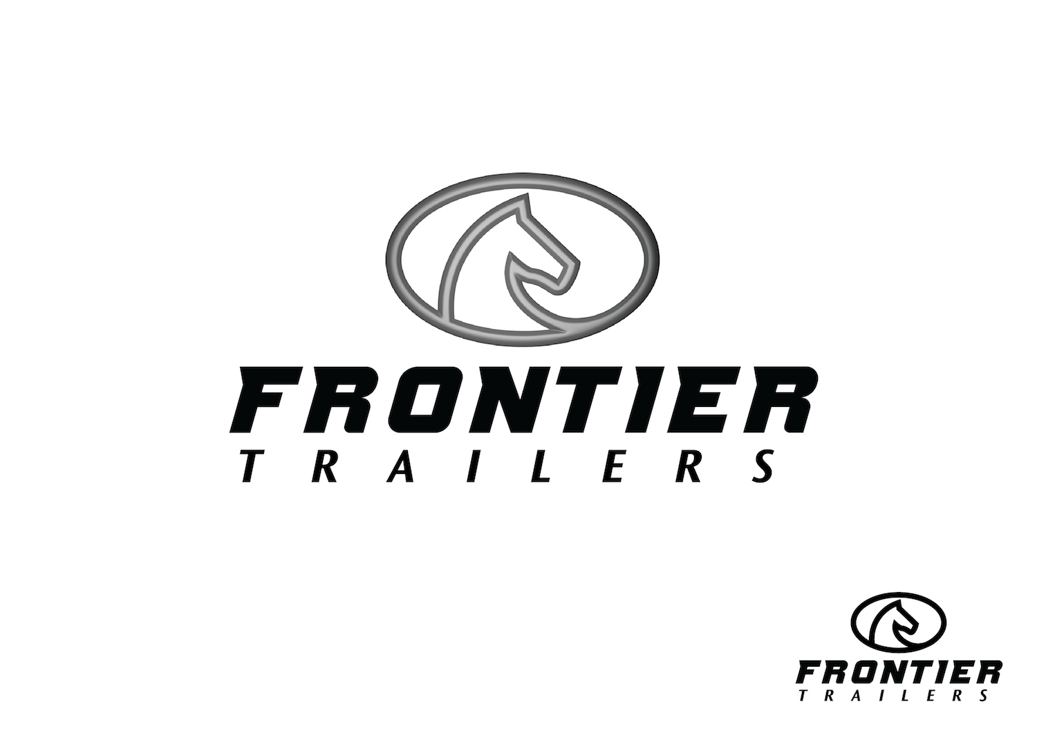 Logo Design by FulvioLazzariDesign for Frontier Trailers | Design #17946212