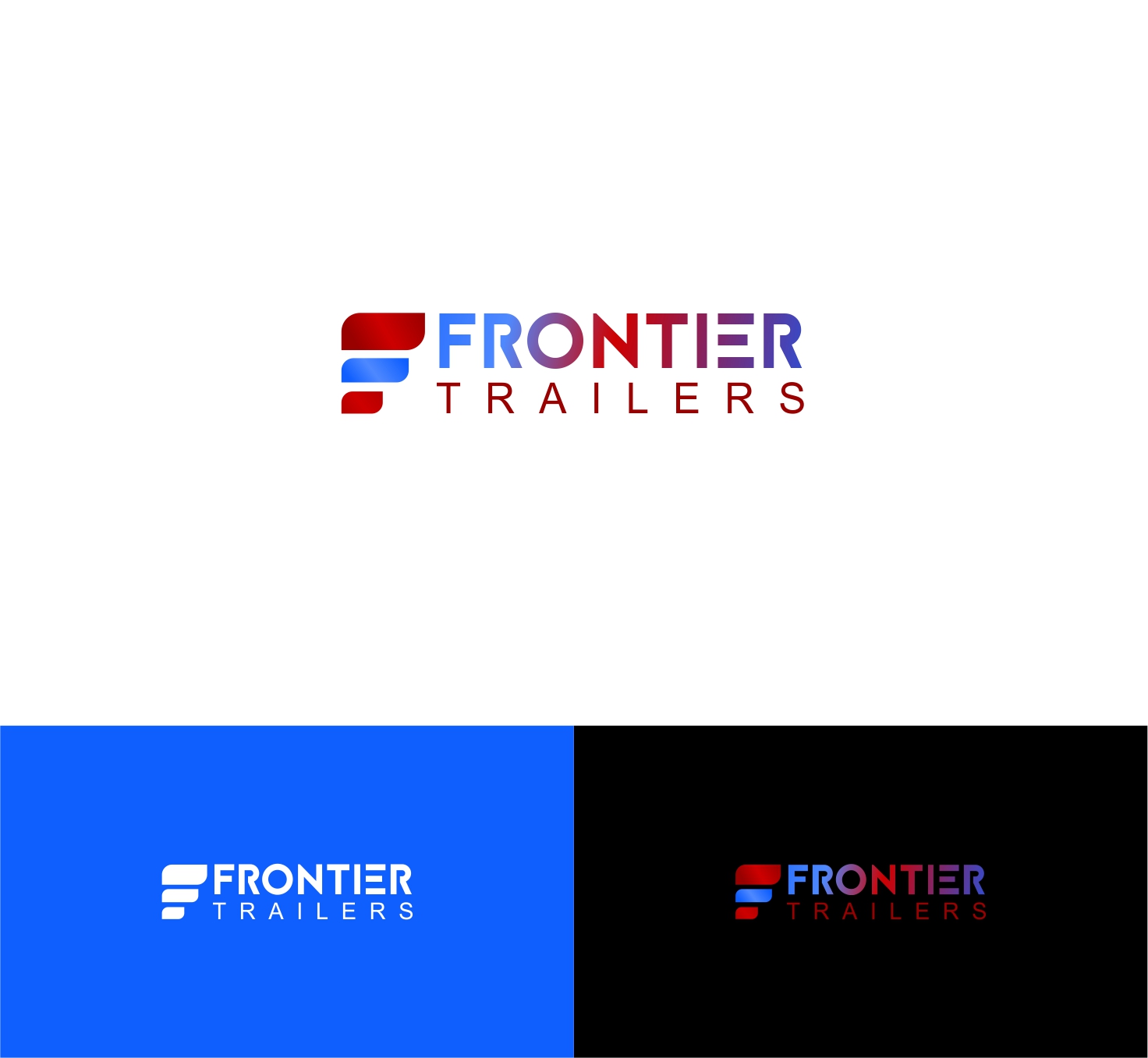 Logo Design by DyzDesign for Frontier Trailers | Design #17915071