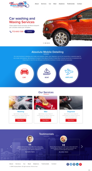 Web Design by pb for this project | Design: #17907235