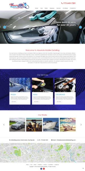 Web Design by pb for this project | Design: #17916037