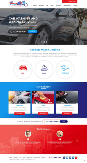 Web Design by pb for this project | Design: #17956706