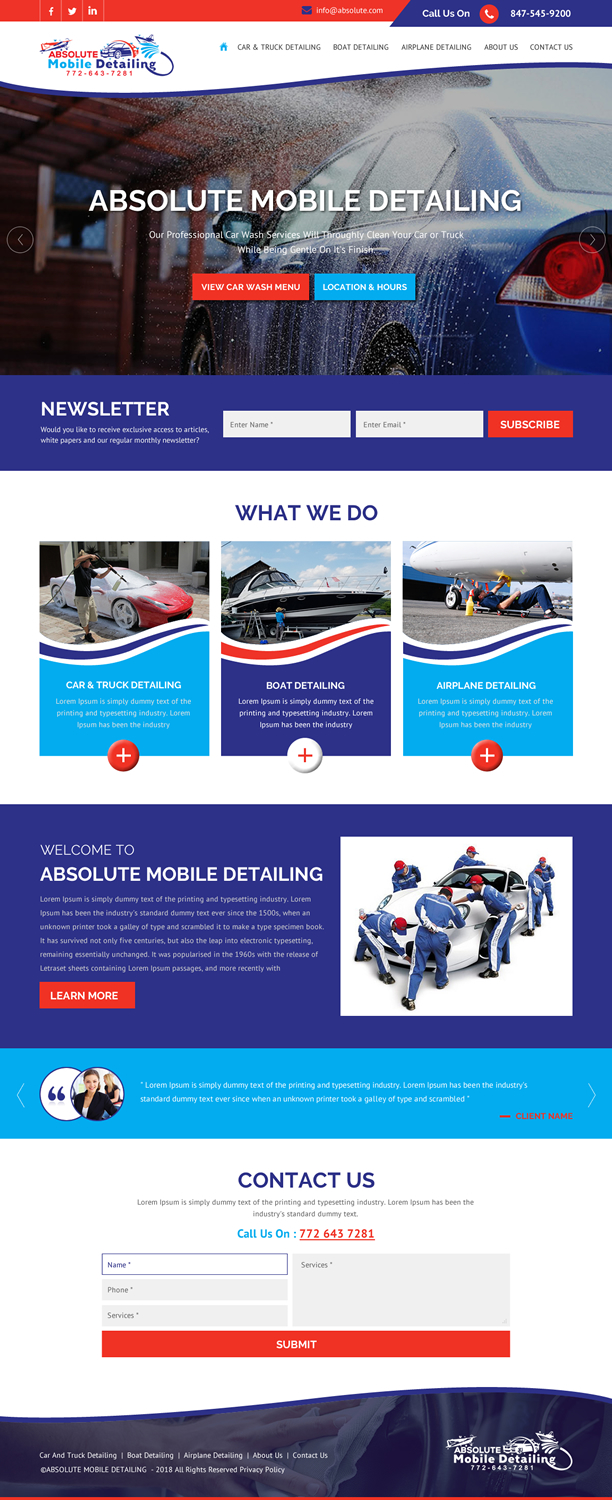 Web Design by rightway for this project | Design #17908122