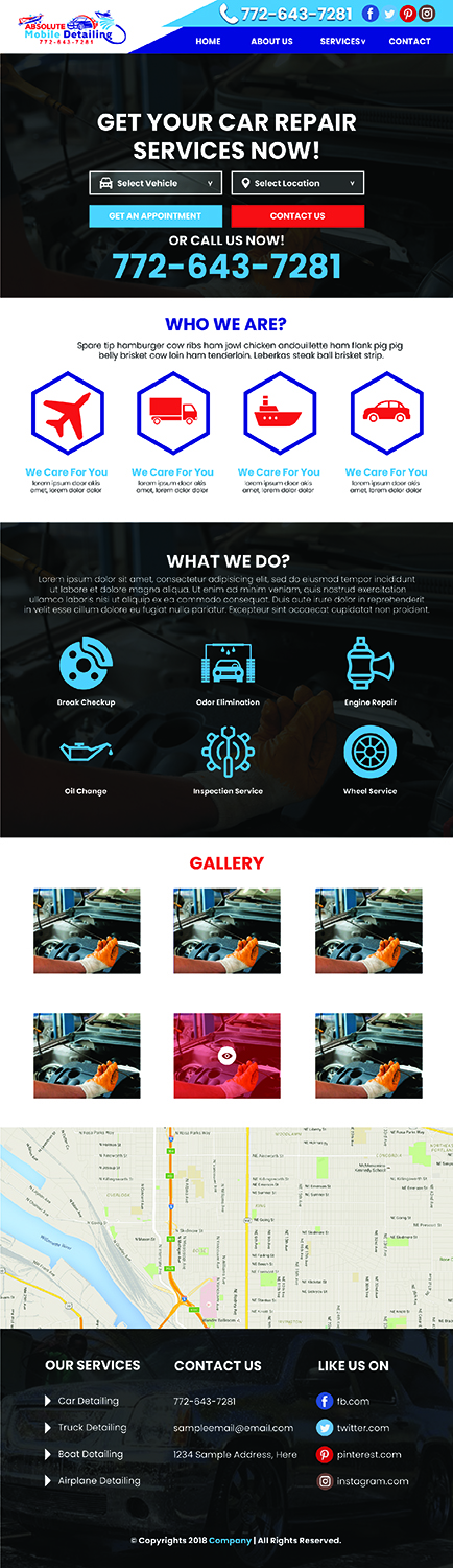 Web Design by RichardReyes for this project | Design #17901374