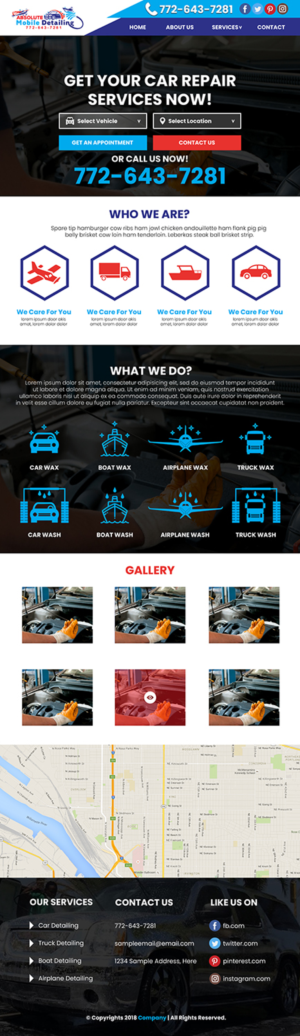 Diseño Web por RichardReyes para este proyecto | Diseño #17909261