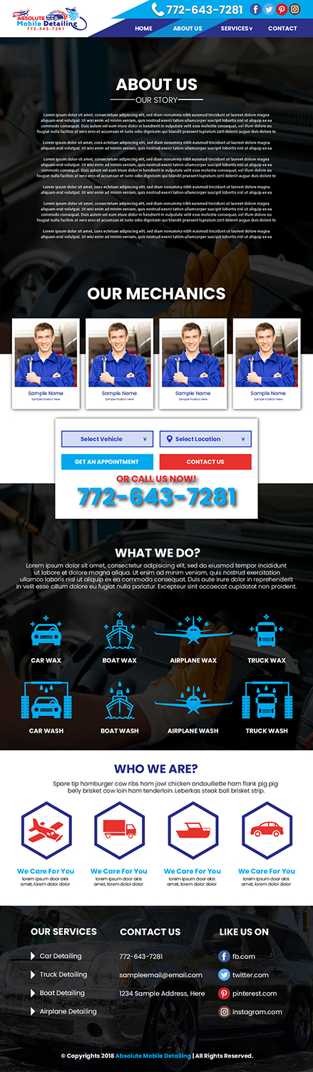 Web Design by RichardReyes for this project | Design #17942931