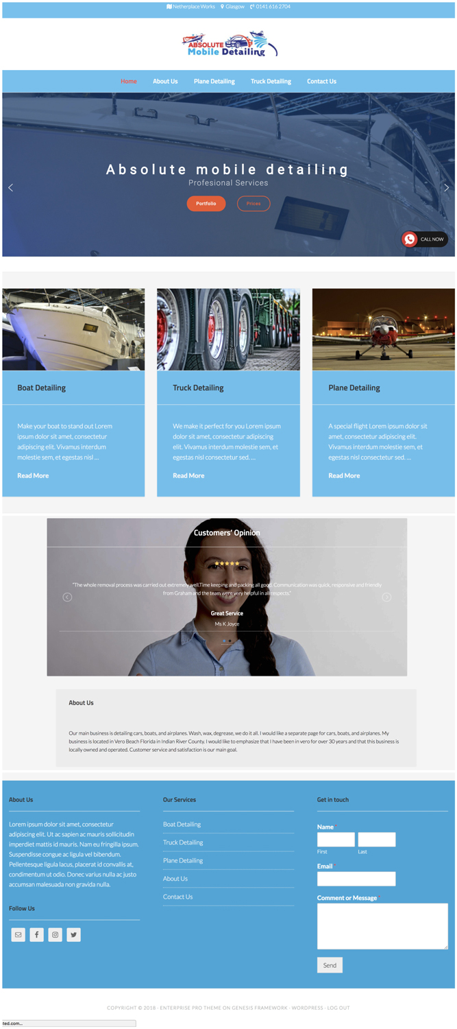 Web Design by Solakidis Panos for this project | Design #17984253